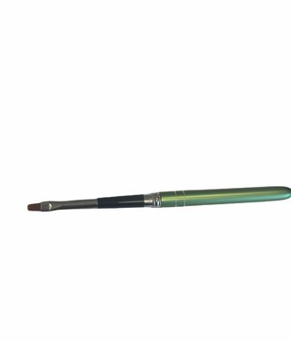 Gel Brush Small flat green lid 0.9cm