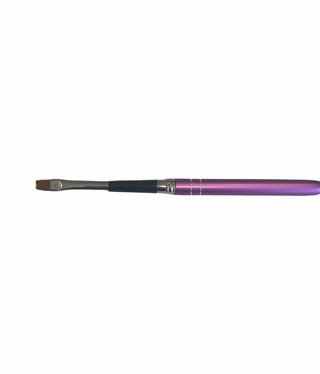 Gel Brush Large flat purple lid 0.9cm