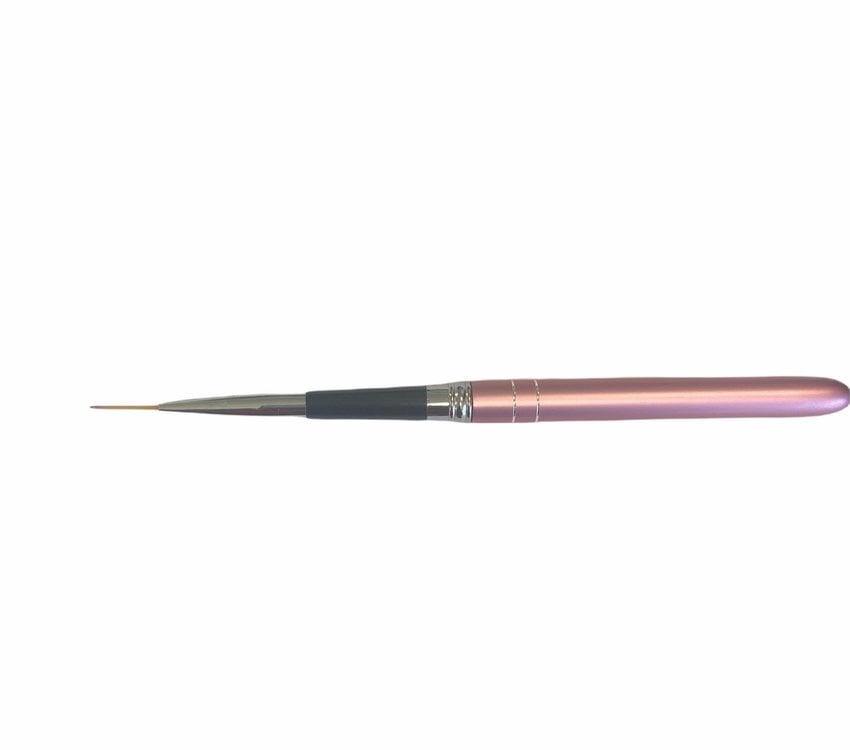 Gel Brush Medium striper pink lid 0.9cm