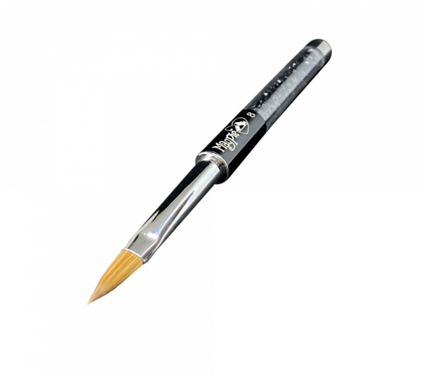 Magpie Onyx Acrylic Brush #8
