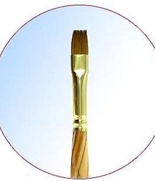 Medicool Flat Kolinsky #8 Gel Brush