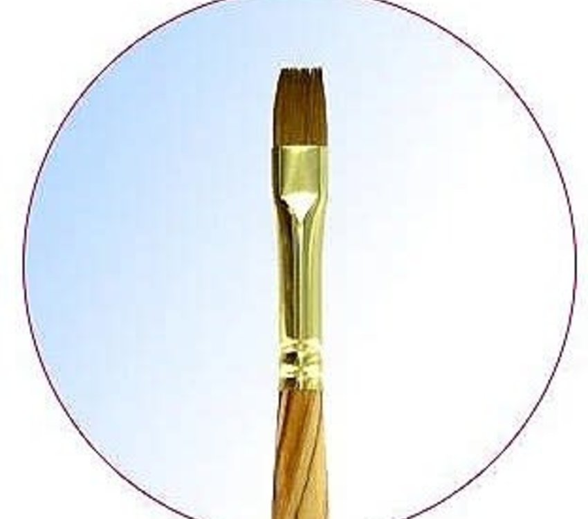 Medicool Flat Kolinsky#8 Gel brush