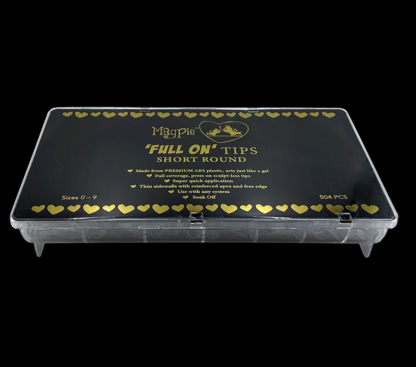 Magpie Full On  Short Round Tips 504pcs