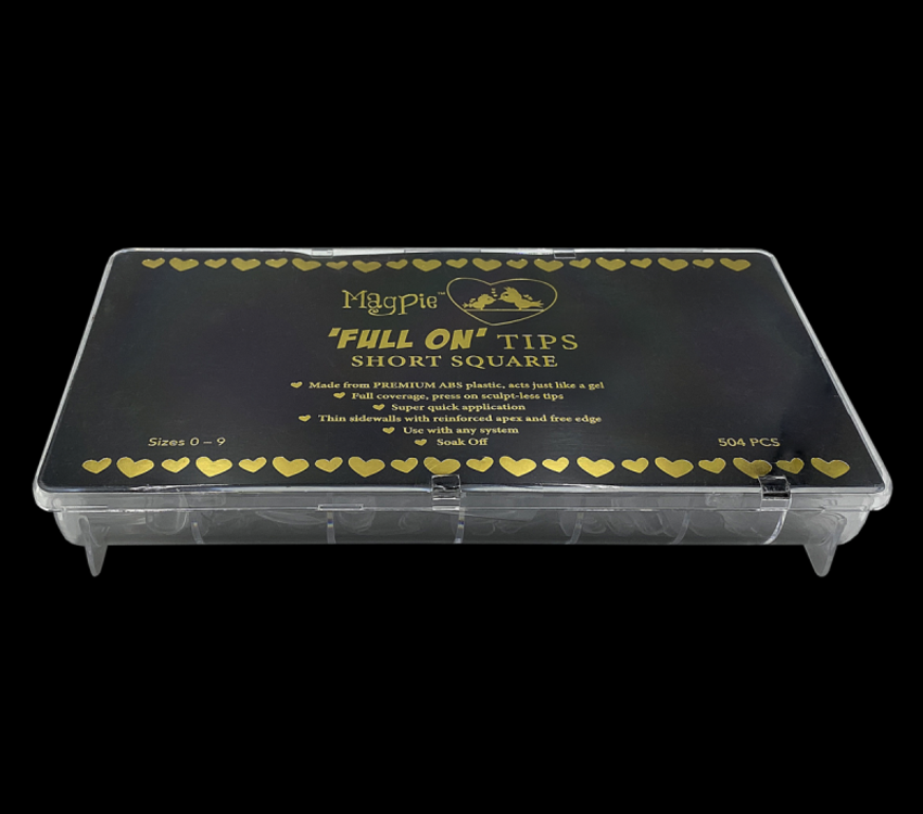 Magpie MP FULL ON Short Square TIPS 504PC