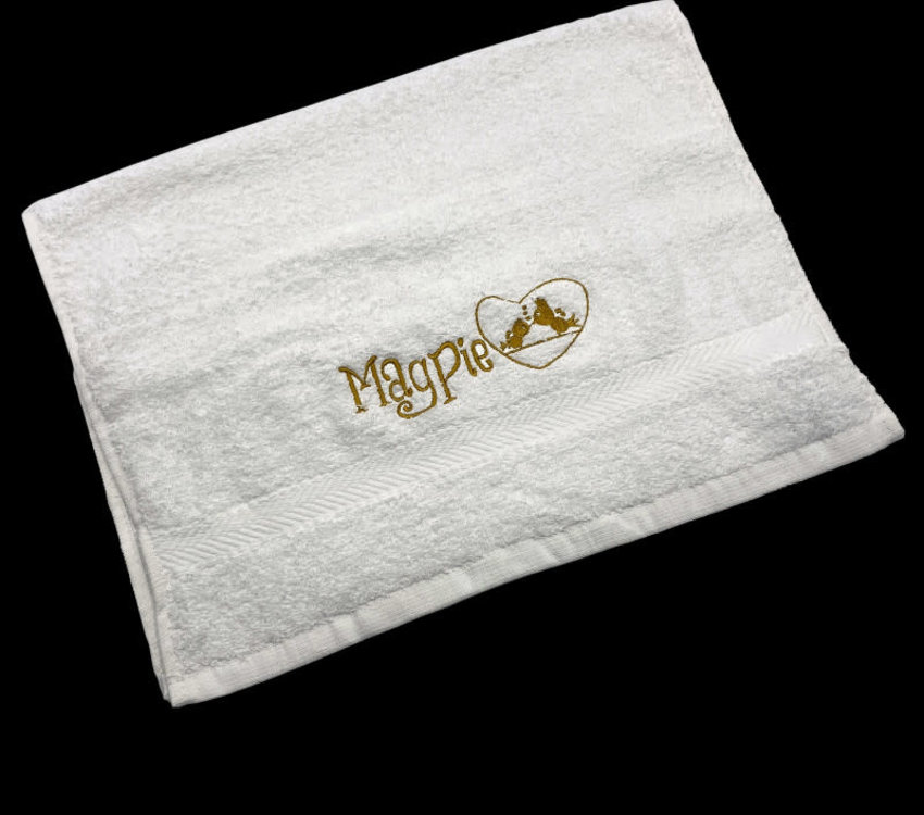 Magpie Magpie White Towel