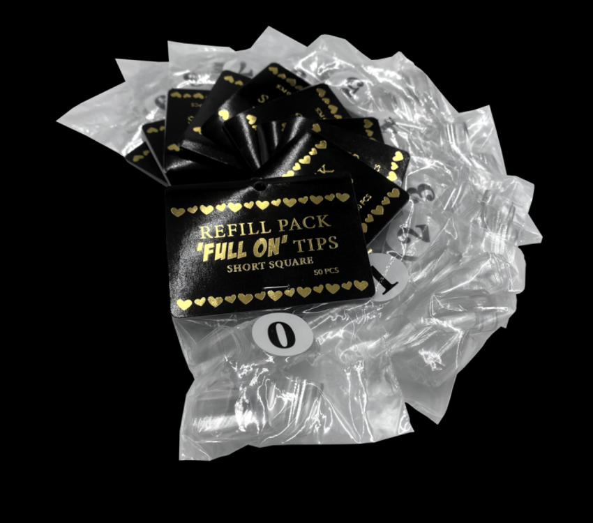 Magpie FULL ON TIPS Short Square refill 50pack