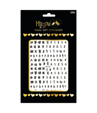 Magpie 098 Alphabet/Number Stickers