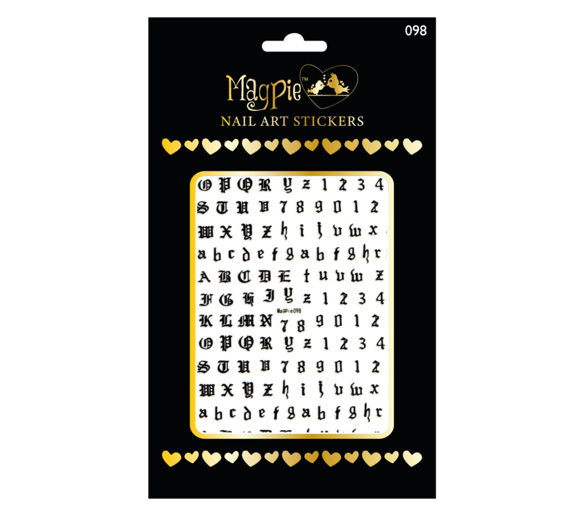 Magpie 098 Alphabet/Number Stickers