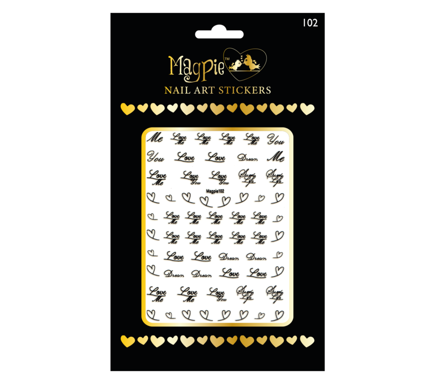 Magpie 102 Love Stickers