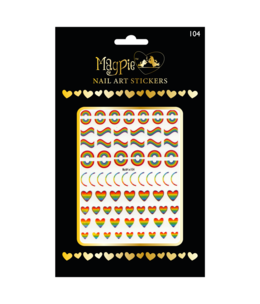 Magpie 104 Rainbow Stickers