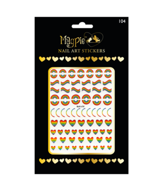 Magpie 104 Rainbow Stickers