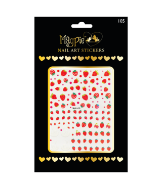 Magpie 105 Strawberry Stickers