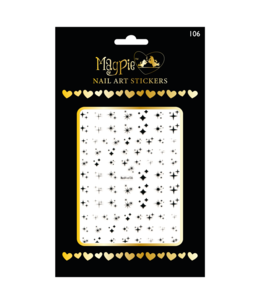 Magpie 106 Black stickers