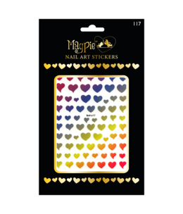 Magpie 117 Rainbow Heart Stickers