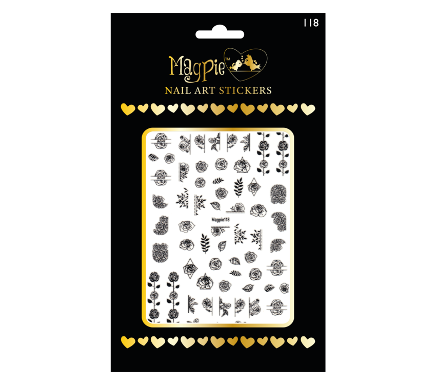 Magpie 118 Rose Outline Stickers
