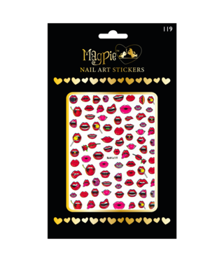 Magpie 119 Red Lip Stickers