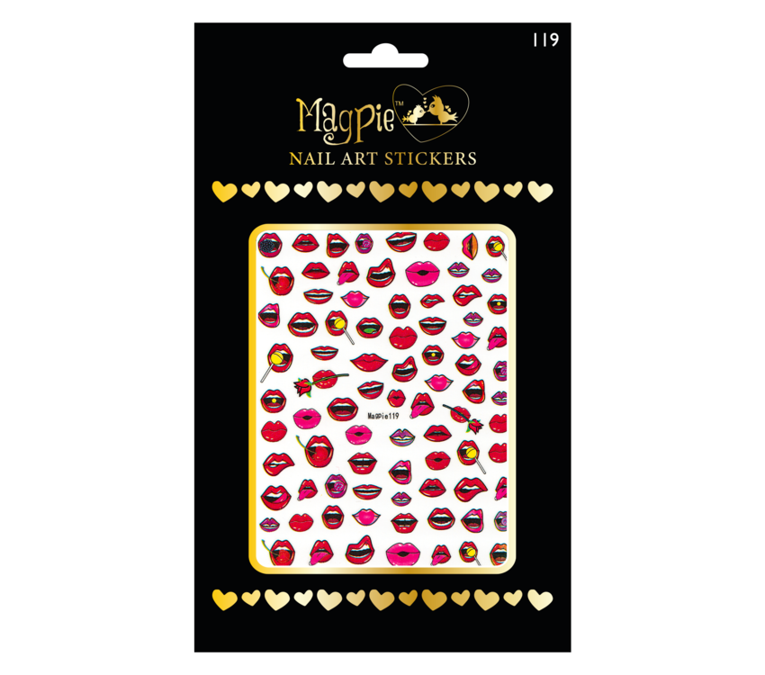 Magpie 119 Red Lip Stickers