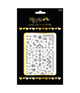 Magpie 130 black stickers