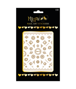 Magpie 133 gold stickers