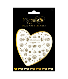 Magpie 135 gold stickers