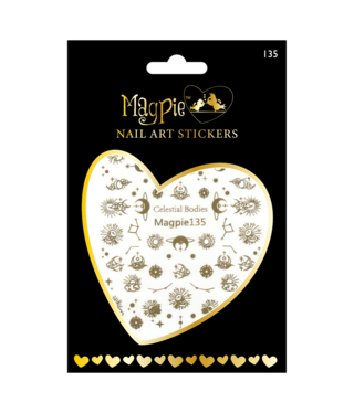 Magpie 135 gold stickers