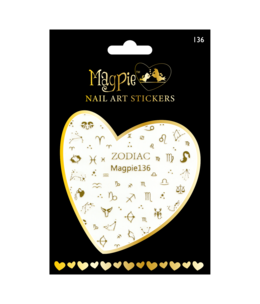 Magpie 136 gold stickers