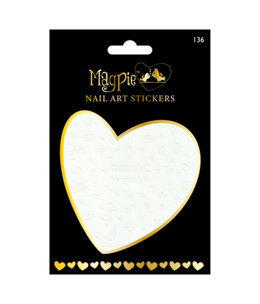 Magpie 136 white stickers