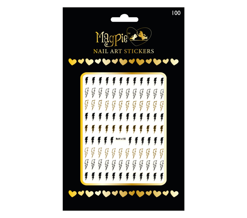 Magpie 100 Lightning Bolt Stickers