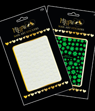 Magpie 155 White Snow Flake Stickers