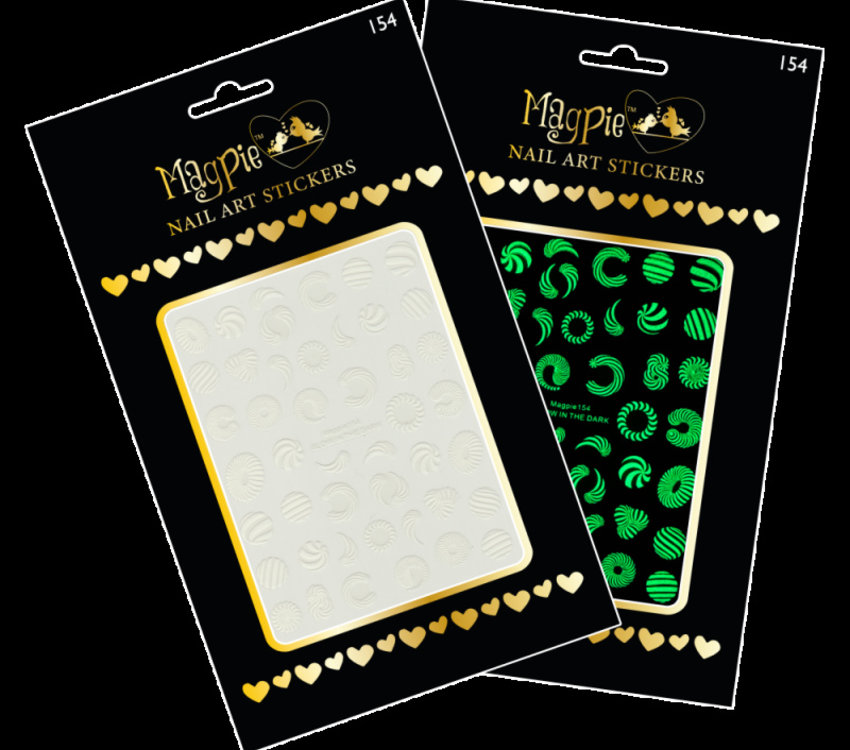 Magpie 154 White Stickers