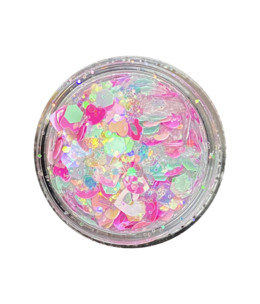 Magpie Pink Heart Confetti Shape Pot