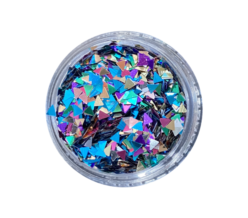 Magpie Metallic Triangles Shape Pot