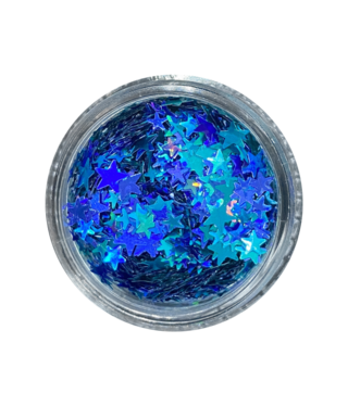 Magpie Blue & Green Stars Shape Pot
