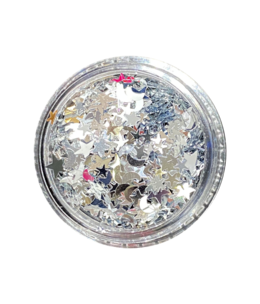 Magpie Silver Moon & Stars Shape Pot
