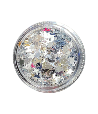 Magpie Silver Moon & Stars Shape Pot