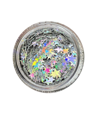 Magpie Magpie Shape Pot Silver Holo Moon & Stars
