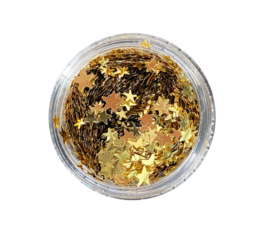 Magpie Gold Moon & Stars Shape Pot