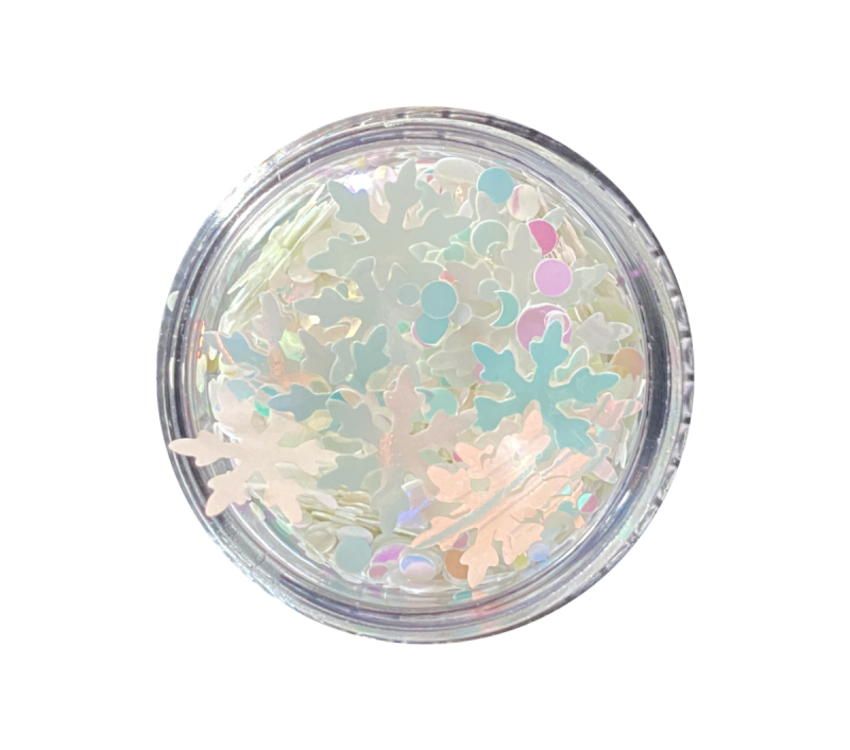 Magpie Snowflake Mix Shape Pot