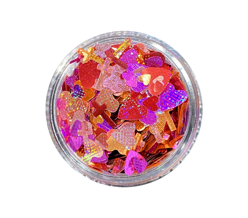 Magpie Magpie Shape Pot Hearts & Crosses