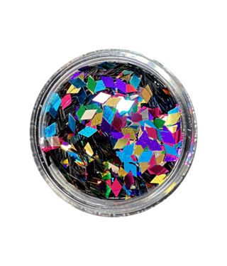 Magpie Metallic Rhombus Shape Pot