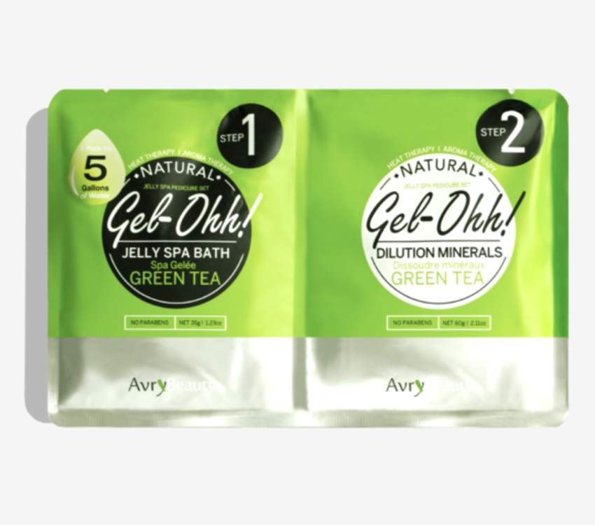 Voesh Gel-Ohh Jelly Spa Pedi Bath-Green Tea