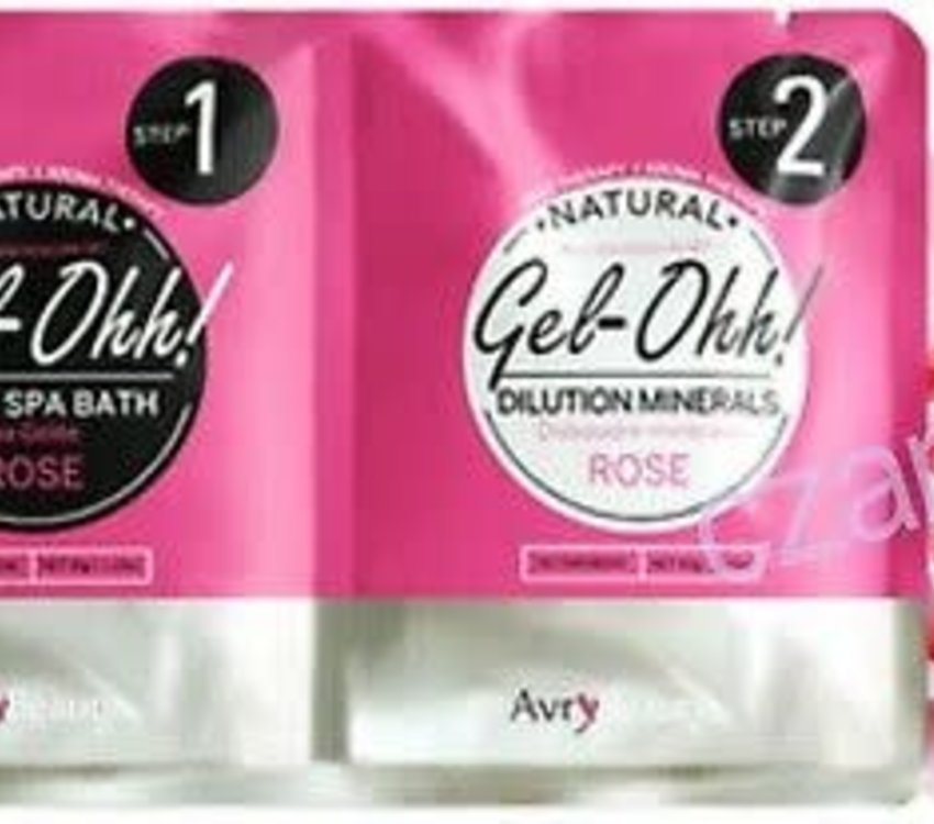 Voesh Gel-Ohh Jelly Spa Pedi Bath-Rose