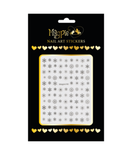 Magpie 140 Silver Snowflake stickers