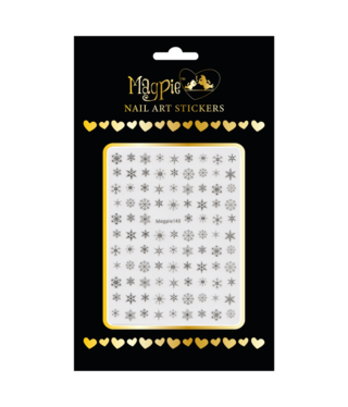 Magpie 140 Silver Snowflake stickers