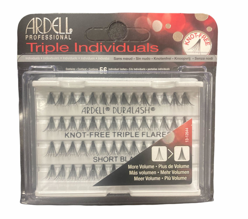 Ardell Triple Individuals Knot-Free Triple Flares Short