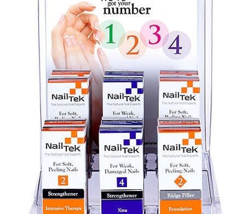 Nail Tek Best Sellers Display 12pcs