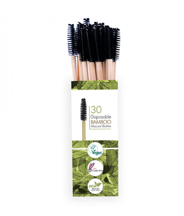 Kalentin Vegan Disposable Bamboo Mascara Brushes 30 pcs