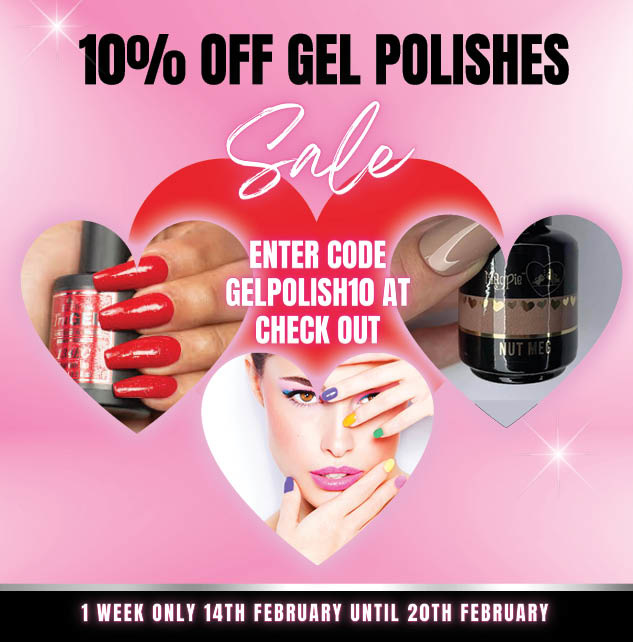 10% 0FF ALL GEL POLISHES