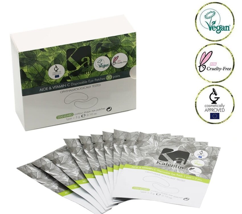Kalentin Aloe & Vitamin C Eye Pads 30pk