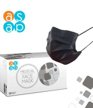 Face Masks 50 pcs Black